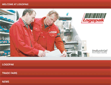 Tablet Screenshot of logopak.com